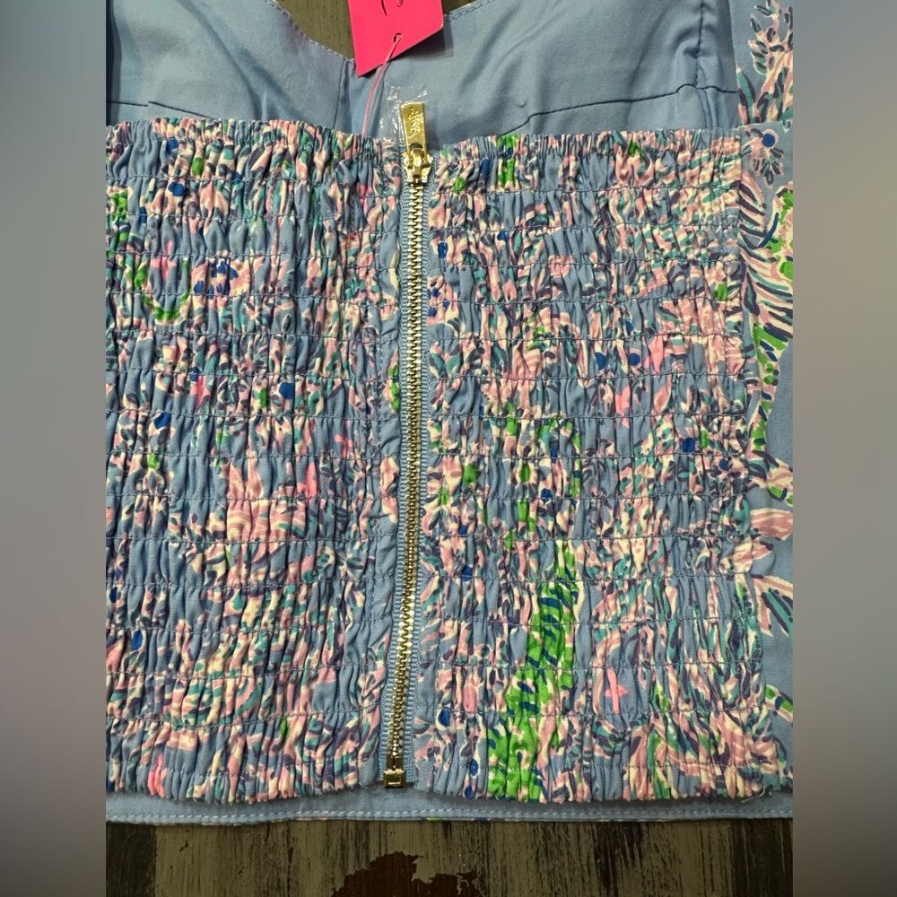 Lilly Pulitzer Rosalie Skirt Set in the "Blue Peri The Turtle Package” NWT - Picture 6 of 16